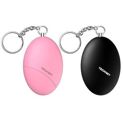 Personal Safety Alarm for Women, 140dB Travel Safe Waterproof Self Defense Keychain, Personal Alarm Loud Siren Safety Keychain for Girls Kids Elderly - 2 Pack