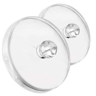 Jillmo Large Fermentation Weights for 1 Gallon Wide Mouth Jars, Heavy Glass Fermenting Weights with Easy Grip Handle, Keeps Vegetables Under Brine for Sauerkraut, Kimchi & Pickles, Pack of 2