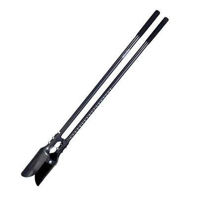 VEVOR 57.5" Post Hole Digger, Heavy Duty Post Hole Digger with Carbon Steel Measurement Handle, Manual Hole Digger with Metal Blade, Post Hole Digger Tool for Digging Cultivating Yard Work Gardening