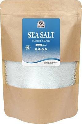 52USA Sea Salt, 2lb - 32oz (1 Pack), Coarse Grain, Salt Grinder Refill, Perfect Coarse Sea Salt For Cooking, All Natural Sea Salt