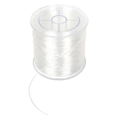 Clear Elastic String for Bracelets,0.8 mm 607 Feet Jewelry Making Beading Thread, Transparent Stretchy Bracelet String