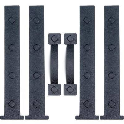 Garage Door Decorative Handle and Hinge Magnets – Curb Appeal, Easy Installation, Durable & Weatherproof, Set of 6