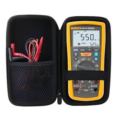 Hard Case Compatible with Fluke Fluke 1587 FC/1507/1503/1508/1577 Digital Multimeter and Accessories (Case Only)