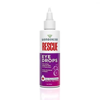 Wondercide Rescue - Eye Drops and Wash for Dogs and Cats - 4 oz | Relief for Pets from Allergies, Itchy Red Irritated Eyes, Discharge - with Pure Hypochlorous