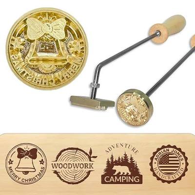 Custom Branding Iron for Wood - Make Your Own Personalized Logo into a Metal Mold That Will Leave a Lasting Mark on Your Craft - Wedding Stamps Personalized Branding Iron for Meat Wood Paper Plastic