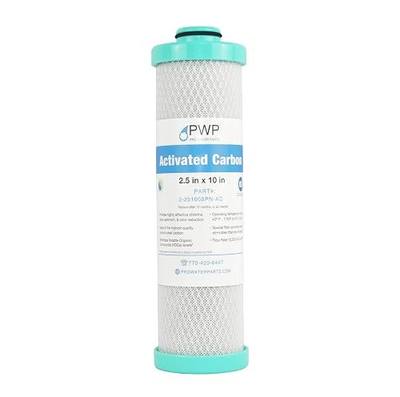 2.5 x 10 RV Water Filter Activated Carbon Block Push-Nipple Cartridge Replaces FRE-10-GN for Use with FRE-10H Housing OEM