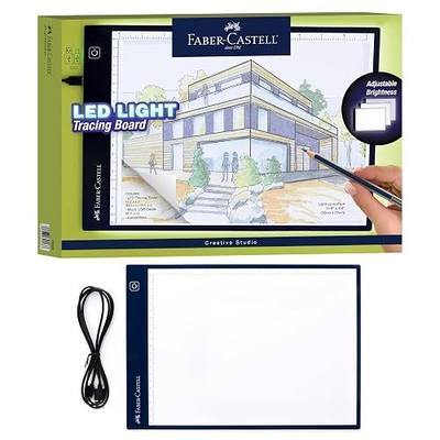 Faber-Castell LED Light Tracing Board: Adjustable Light Up Drawing Board, LED Drawing Pad, Tracing Light Box, Back to School Art Supplies for Artists, Hobbyists & Adults