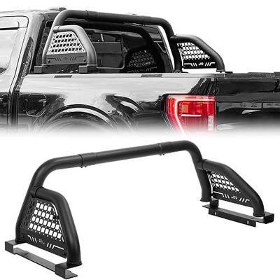 JOYTUTUS Roll Bar for Full-Size Truck Adjustable Chase Rack Pickup Sport Bar Compatible with F150, F250, Silverado, Sierra, Ram 1500 2500 3500, Not fit Mid- Size