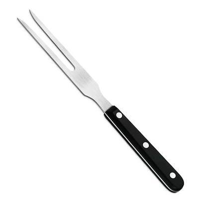 Meat Cooking Fork Stainless Steel Fork - 10.8" Metal Serving Forks for Meat Carving Heavy Duty Two Prong Meat Fork for Grill Lifting Barbecue Forks