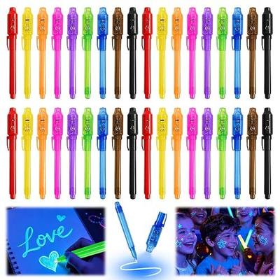 36 Pack Invisible Ink Pen with UV Light, Party Favors for Kids 3-12 | Classroom Prizes for Students, Magic Spy Pen for Secret Messages, Party Birthday Halloween Goodies Christmas Stuffers