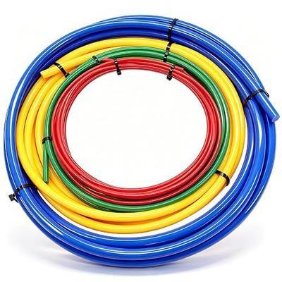 Tnisesm 4Pcs Conditioning Copper Tubing Pipe Extension 4M, 1/4" 1/2" 3/8" 5/8" Built-in Copper Tube Bending Strip Air Conditioning Pipe Bender Kit