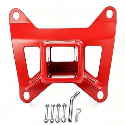 2" Rear Receiver Hitch for Honda Talon 1000R / 1000X (2019+), 3/16" Heavy-Duty Steel, Red