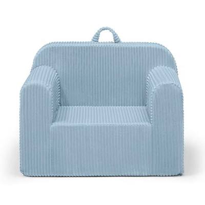 Delta Children Cozee Corduroy Foam Chair, Blue