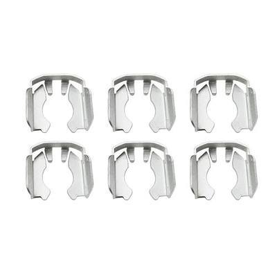 6Pack 12570620 PC61004 Automotive Fuel Injector Metal Retaining Clip Kit