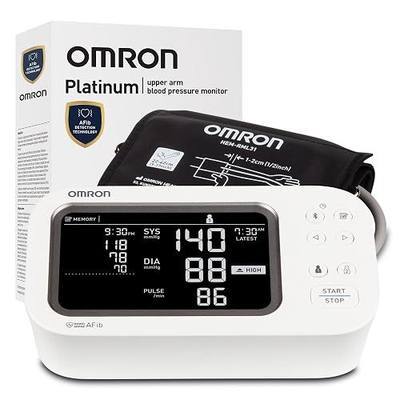 OMRON Platinum Blood Pressure Monitor & Upper Arm Blood Pressure Cuff | For Home Use - #1 Doctor & Pharmacist Recommended Brand - Clinically Validated - AFib Detection - Connect App