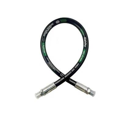 Haichy 15611-06-06-36 Hydraulic Hose 3/8" Hydraulic Hose with Male NPT X Male NPT, 36" Long, 4785 PSI