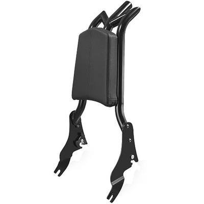 Detachable Adjustable 24” Sissy Bar Passenger Backrest Fit for Harley Touring | 2009-2026 Street Glide Road Glide Road King Electra Glide Gloss Black