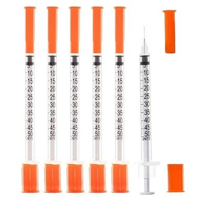 0.5ml/cc 30G 5/16 Inch , U-100 Syringes, Individual Package Pack of 30