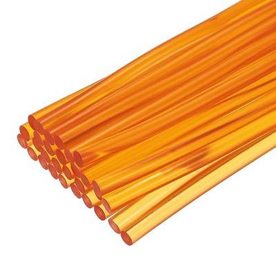 uxcell 30pcs 7mm x 200mm Mini Hot Glue Sticks for Mini Glue Gun, 8-inch x 0.28-inch Glue Gun Sticks for Art DIY Craft, Clear Orange