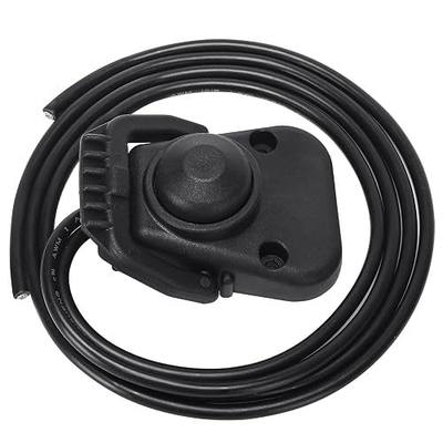Haoguo Trolling Motor Foot Control Switch, 12V-24V 50A DC, IP65 Waterproof, Anti-Stick, Non-Slip Marine-Grade Corrosion-Resistant Pedal for Manual Trolling Motors