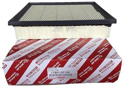 Genuine Toyota Engine Air Filter, OEM Part 17801-0P100, Denso Made in USA | OEM Engine Air Filter, Made by Denso in USA