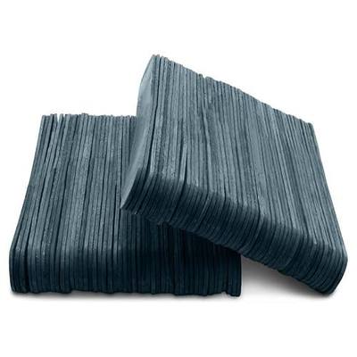 Black Popsicle Sticks for Crafts, Large Black Craft Sticks, Pack of 100, Each Stick 6" Long x 3/4" Wide, by Woodpeckers