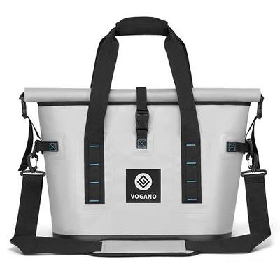 Vogano 40 Can Soft Cooler Bag - Insulated Leak-Proof Large Cooler Bag with Roll-Top Waterproof Seal | Portable Ice Chest for Camping, Beach, Travel, Picnics | 24HR Cold Retention