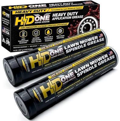 HD Switch 2 Pk High Temperature Bearing Grease Designed for Tractor Lawn Mower Spindles Wheels &more for Toro Exmark Husqvarna Cub Cadet Scag Bad Boy Hustler Snapper Ferris Kubota Craftsman John Deere