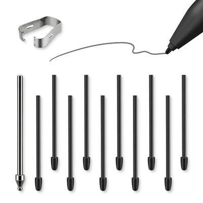 REEYEAR 10 Pcs Extra Soft Felt 1 Pcs Titanium Fine Point fits for Remarkable 2 Pen Tips Set, Replacement Tips fits for Samsung S-Pen BOOX Super Note Stylus,Precise Writing and Sketching Nibs