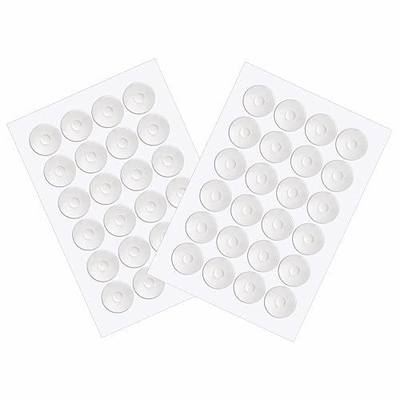 Non Slip Silicone Grips for Quilt Templates Ruler Grip Stickers True Grips for Quilting Rulers 96 Pieces in Total, 48 Large and 48 Small,Non Slip Silicone Grips