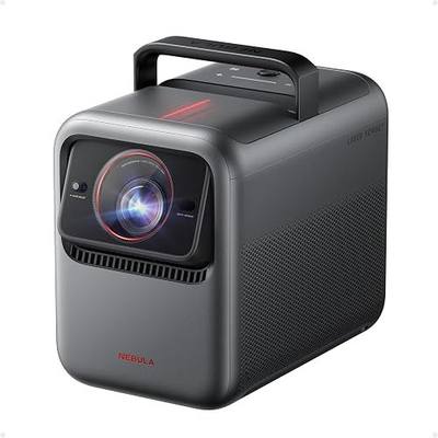 Nebula X1 4K Laser Projector, 3,500 ANSI Lumens, Dolby Vision | 56,000:1 Contrast, ISF and TÜV-Certified, Auto-Align Gimbal, Google TV, for Indoor and Outdoor