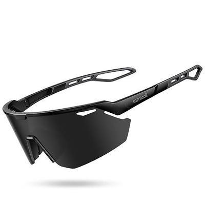 Lamicall 24g Polarized Sports Sunglasses for Men Women - UV400 Protection Sun Glasses for Baseball Running Cycling Fishing