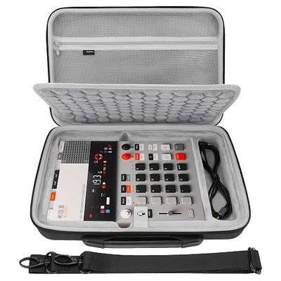 GEEKRIA Hard Shell Travel Case Compatible with Teenage Engineering EP-133 K.O. II/EP-1320/ EP-40 Riddim Reggae Sampler, Audio Sampler Carrying Bag (Dark Gray)