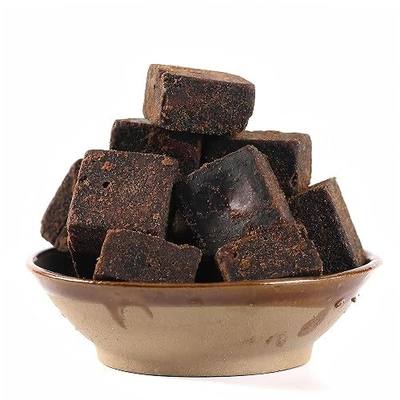 Black Sugar (300g/10.58oz, 40 Pcs/Box) Chinese Brown Sugar Caramel Flavor Handmade Sugar Cubes Sealed Packaging Unrefined Chinese Black Sugar Asian Boiled Dark Brown Sugar Cubes For Tea & Coffee