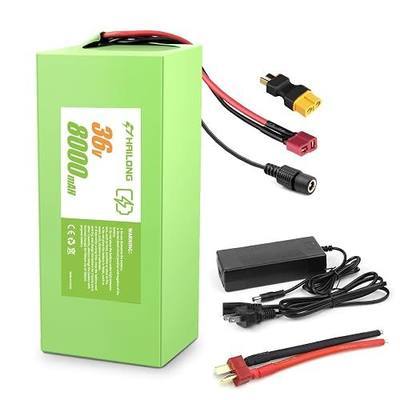 36V 8Ah Universal Power Pack Rechargeable Battery with 42V 2A Adapter | 20A BMS & Waterproof Design(200-500W Systems)