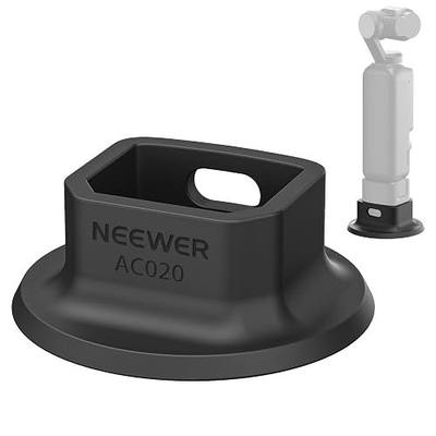 NEEWER Silicone Base Compatible with DJI Osmo Pocket 4P / 4/3 Gimbal Camera, ø64mm Nonslip Soft Stable Anti Scratch Desktop Camera Mount Support Stand Accessory, AC020