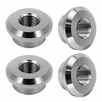 Aluminum 1/8" NPT Female Weld on Bung Weldable Fitting 4PCS