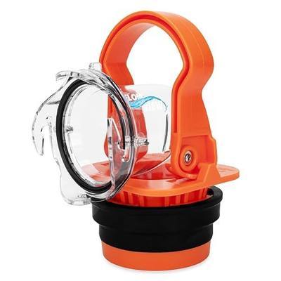 Camco Rhino RV Sewer Adapter PRO - Clear Sewer Hose Elbow with Drain Lock Adapter - Includes Ergonomic Handle & Flexible Adapter (39730) | Expands to fit 3-1/2 and 4 in NPT fittings, airtight odor-tight seal, ergonomic handle, 90-degree flow view monitoring