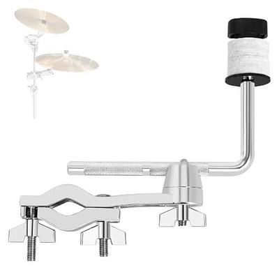 RANMING Drum Set Mounting Clamp L Cymbal Arm for 8-12 Inch Splash Cymba | Fits 15-33mm Diameter Percussion Hardware,Adjustable Cymbal Arm,1.38in Thickened Pad,Drummer Beginner Percussion Accessories