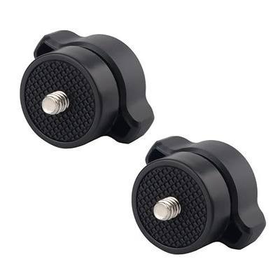 17mm Ball Mount Adapter, 17mm Ball Joint Socket to 1/4-20 Male Screw Adapter for Cameras (2PCS)