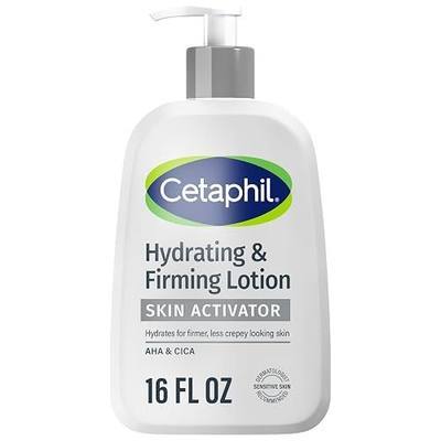Cetaphil Skin Activator Firming Body Lotion, AHA & CICA, 16 Fl Oz | Anti-Aging Moisturizer For Dry, Sagging Skin, Mandelic Acid AHA + Centella Asiatica CICA, Firms And Hydrates Mature Skin