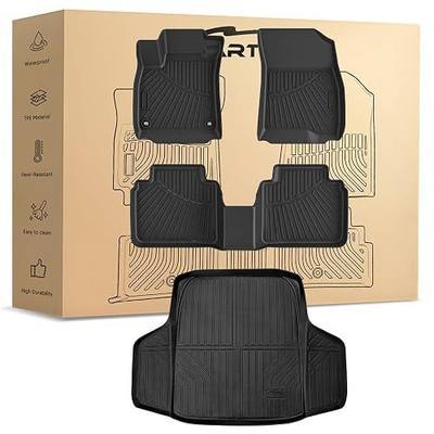 CARTIST Floor Mats for Honda Accord 2023 2024 2025 2026 (Gasoline & Hybrid), All Weather Floor Mats & Cargo Liner for Accord Accessories, Heavy Duty, Anti-Slip