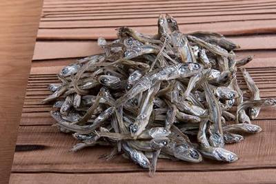 Niboshi Japanese Dried Anchovies 2.11oz(60g) Dried Small Sardine For Snack Salt Additive-free