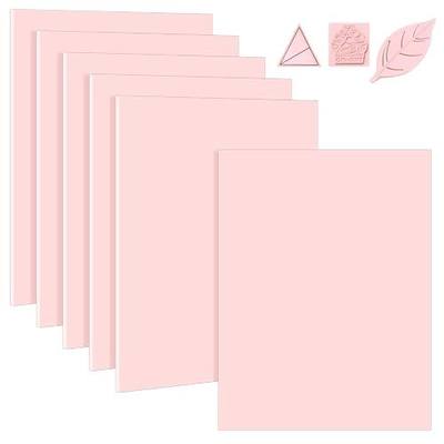 6 Pack 8"x10" Large Rubber Carving Blocks for Stamp Making, Printmaking & Block Printing, Soft Pink Carving Sheets for DIY Crafts, Art Projects, Craft Supplies for Beginners & Artists Professionals