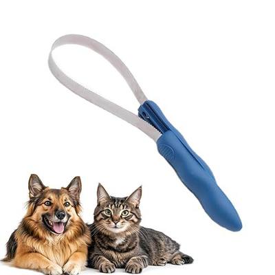Dog Shedding Blade Dual-Sided Shedding Blades Stainless Steel Doggie Deshedding Brush Tool Curry Comb Dogs Brush Slicker Brushes for Grooming Pet Loose Hair Removal All Dogs Coat Types