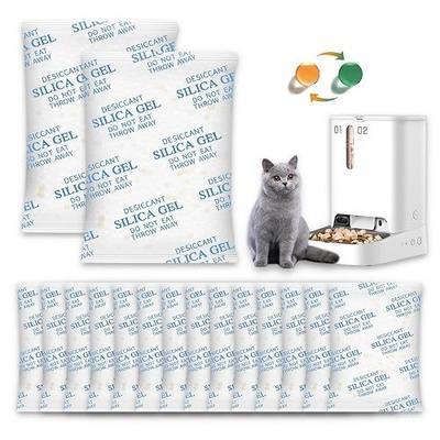 16 Pack Pet Food Desiccant Packs with Color Indicating, Compatible with Petlibro/Petkit/Pawsync Automatic Cat Feeder, Replaced Desiccant for Most Automatic Pet Feeders, Individually Wrapped