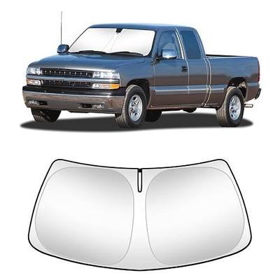 Windshield Sunshade Compatible with Chevy Chevrolet Silverado 1999 2000-2004 2005 2006 Accessories Sun Shade Visor Shield Protector
