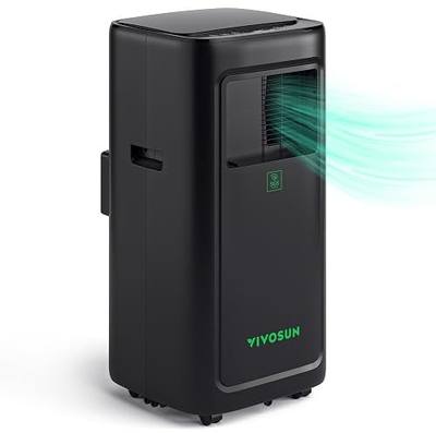 VIVOSUN AeroLush C08 8000BTU Smart Air Conditioner for Grow Tents | VPD Monitoring, 4-in-1 Cooling Heating Drying Fan Modes, Temperature & Humidity Sensor, Smart App Control, Auto Restart