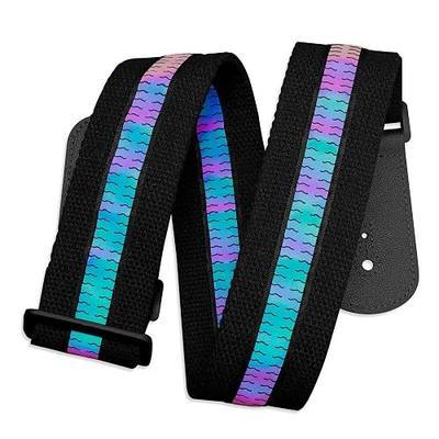 chushui Guitar Strap, 2" Electric/Acoustic/Bass Adjustable Guitar Strap,Stage Performance & Rock Star Design