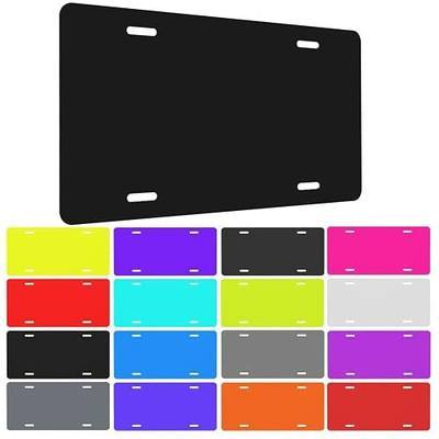 Custom License Plates 6x12 Inch Personalized Logo Text Photo Aluminum Plate | Durable Aluminum Plate for Front of Car, Decoration And Personalized Gifts